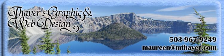 Thayer's Graphic & Web Design - 503-510-7455